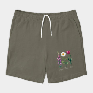 Foxglove-Daisy-Tulip Shorts
