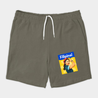 Strong Women, Filipino American Filipina Rosie the Riviter Shorts