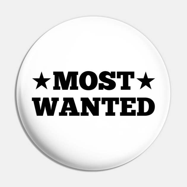 Most Wanted Pin by Frank Ring