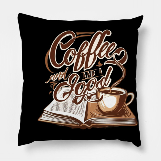 Coffee Good Book life Pillow by SR8891