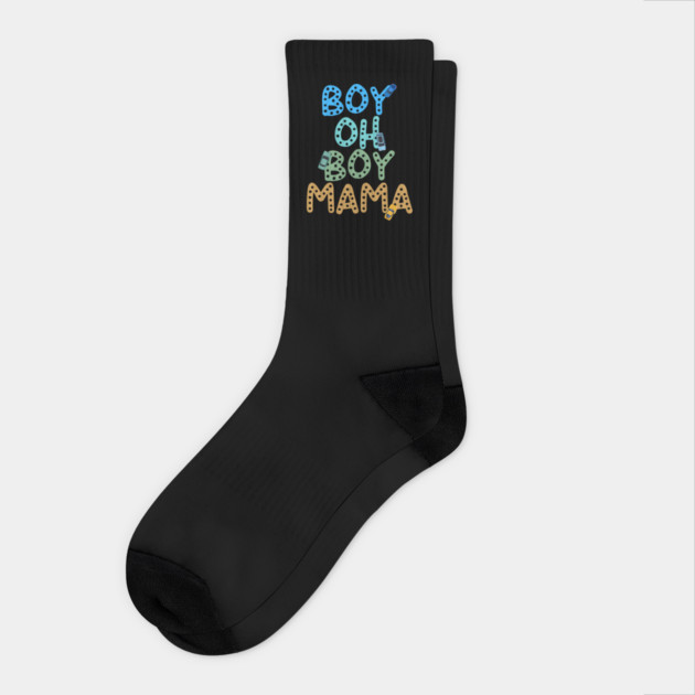 Boy Oh Boy Mama Socks by Esmhan's Store
