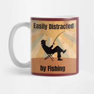 Easily Distracted by Fishing Mug