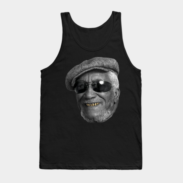 Fred Sanford Gold Grillz Tank Top by UrbanLifeApparel