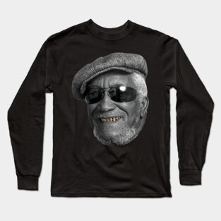 Fred Sanford Gold Grillz Long Sleeve T-Shirt