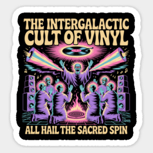 The Intergalactic Cult Of Vinyl Magnet