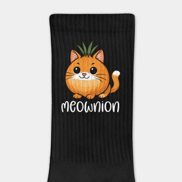 Meownion – Funny Cat Onion by Designed By Marty