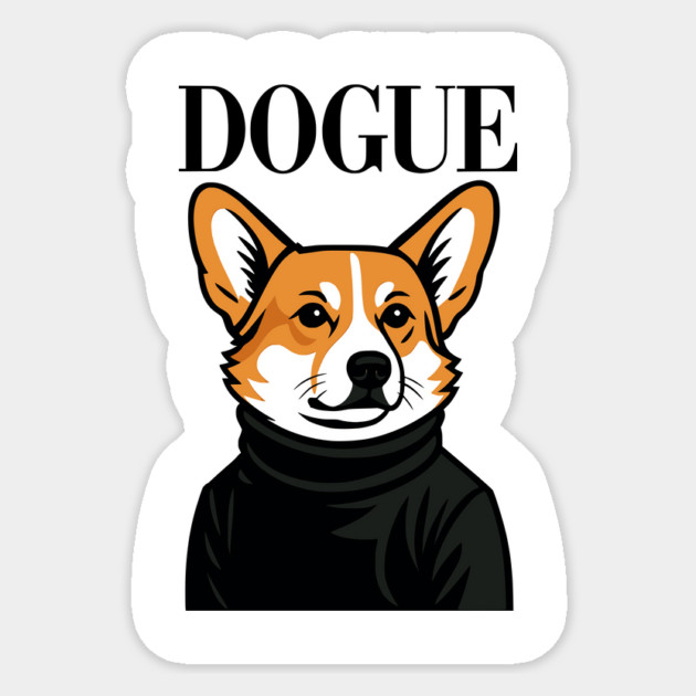 Dogue – Magazine Rip Off Sticker by Designed By Marty