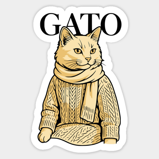 GATO – Magazine Cover Rip Off Sticker by Designed By Marty