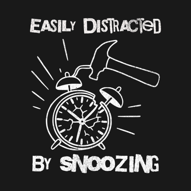 Easily Distracted by Snoozing by DonWillisJrArt