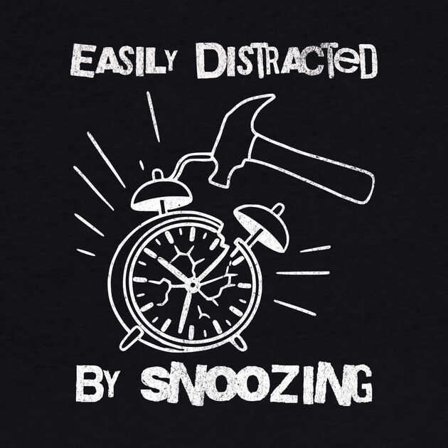 Easily Distracted by Snoozing by DonWillisJrArt