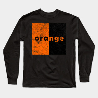 Orange Long Sleeve T-Shirt