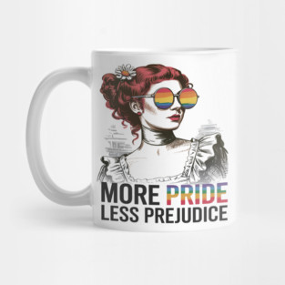 More Pride Less Prejudice LGBT Pride Month Mug