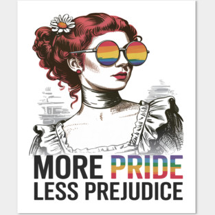 More Pride Less Prejudice LGBT Pride Month Posters and Art