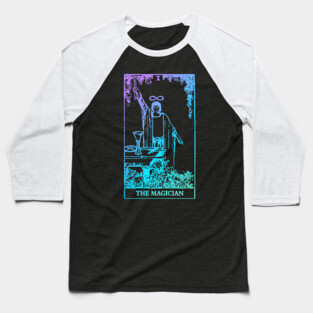 The Magician Tarot Card Baseball T-Shirt