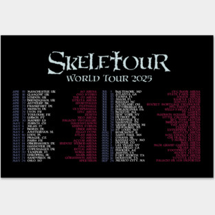 graphic skeletour arena Posters and Art