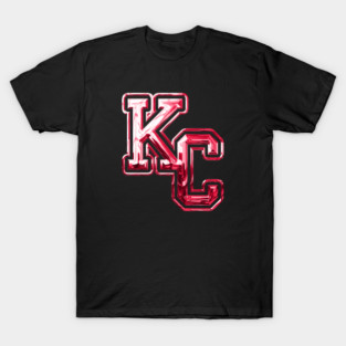 KC – Kansas City Chrome Effect T-Shirt