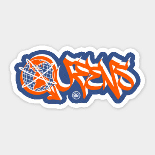 Tagged Out - Queens Sticker