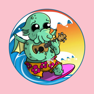 Big Kahuna Cthulhu T-Shirt