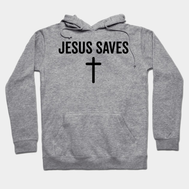 Jesus Saves Hoodie by Frank Ring