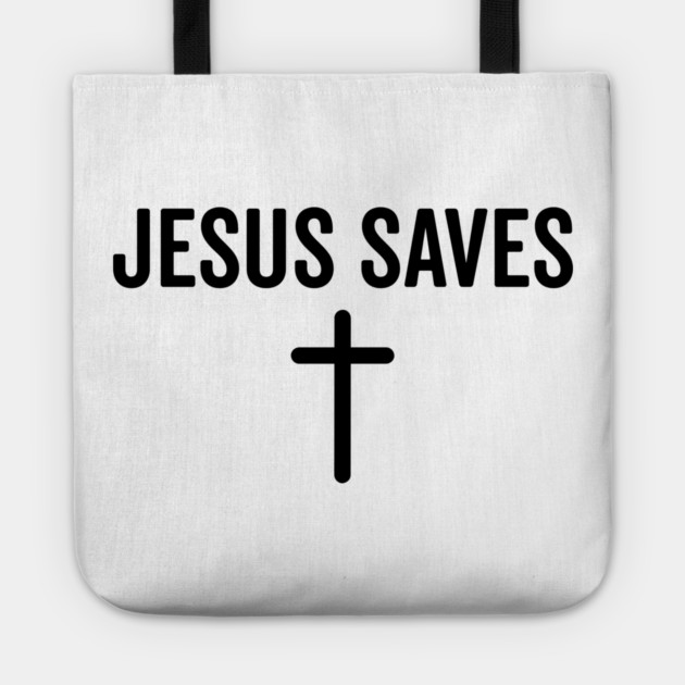 Jesus Saves Tote by Frank Ring