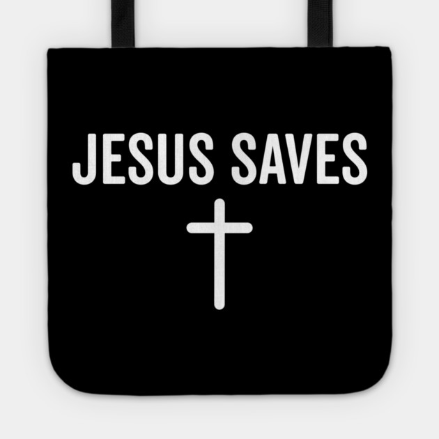 Jesus Saves Tote by Frank Ring