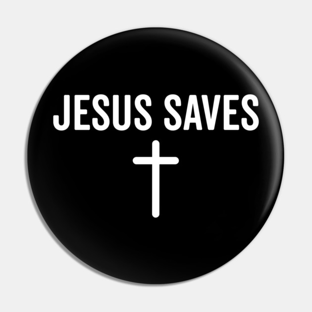Jesus Saves Pin by Frank Ring