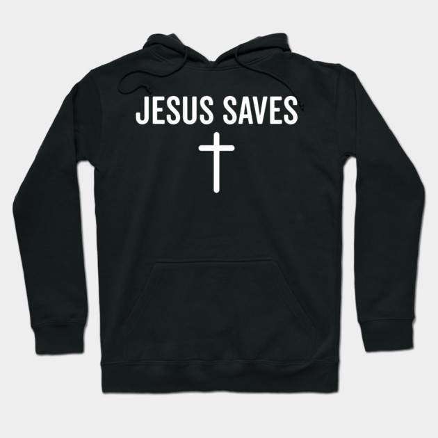 Jesus Saves Hoodie by Frank Ring