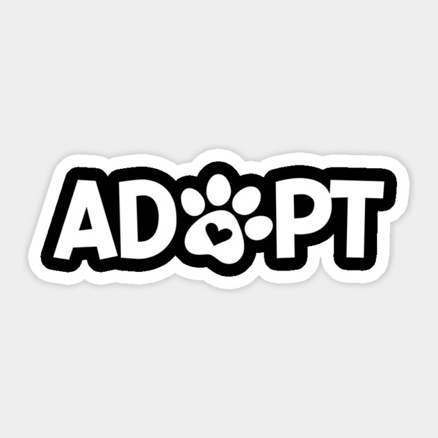 Adopt Sticker by Frank Ring