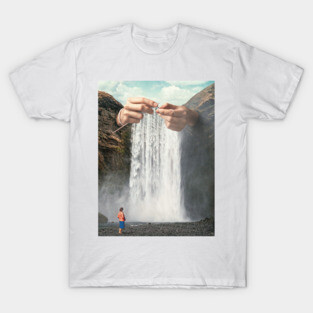 Knitted Waterfall T-Shirt
