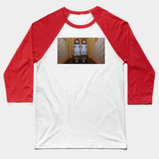 Weird JD Vance The Shining Meme Baseball T-Shirt