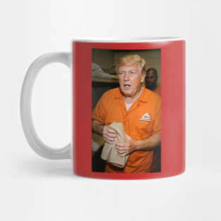 Donald Trump Convicted Felon in Prison Meme Mug