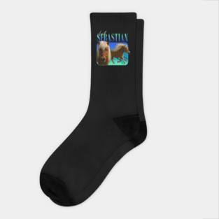 Retro Sunset Series  - Lil' Sebastian: Hooves of Legend Socks
