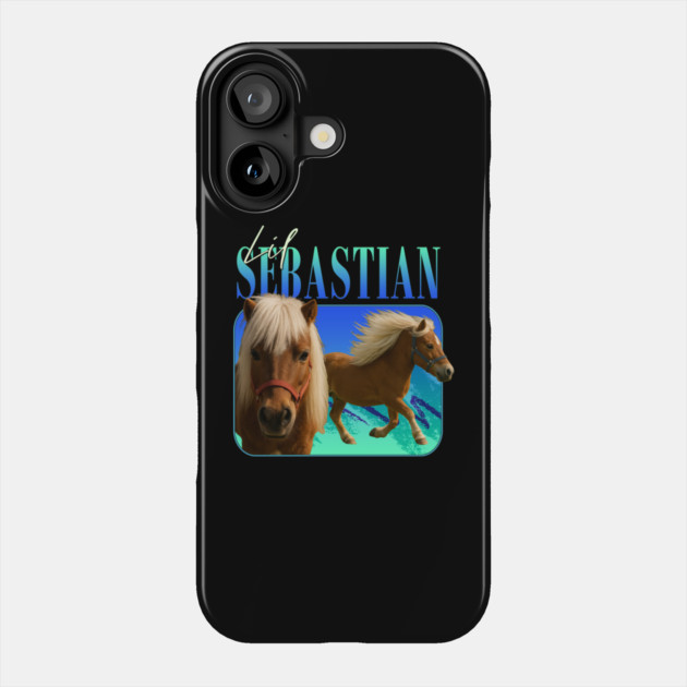 Retro Sunset Series  - Lil' Sebastian: Hooves of Legend Phone Case by Tv Moments