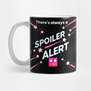 There's always a Spoiler Alert - White Letters, Romance Logo Mug