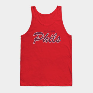 Retro Fightin' Phils Powder Blue Baseball Phillies Tank Top