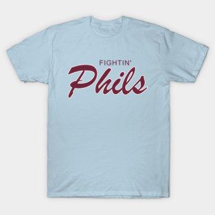 Retro Fightin' Phils Powder Blue Baseball Phillies T-Shirt