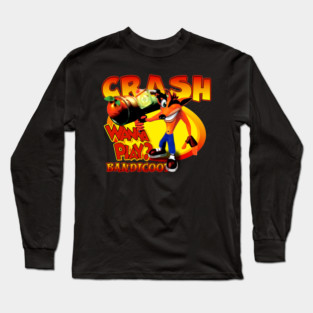 Vintage Game - Crash Bandicoot Long Sleeve T-Shirt