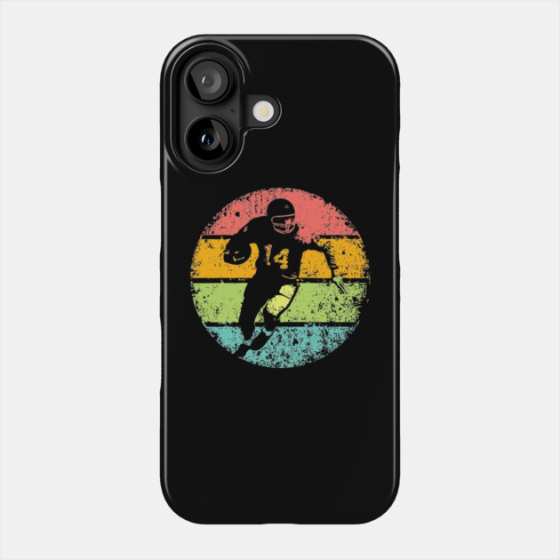 Vintage Football Runner – Retro Sports Action Art Phone Case by TuncGK