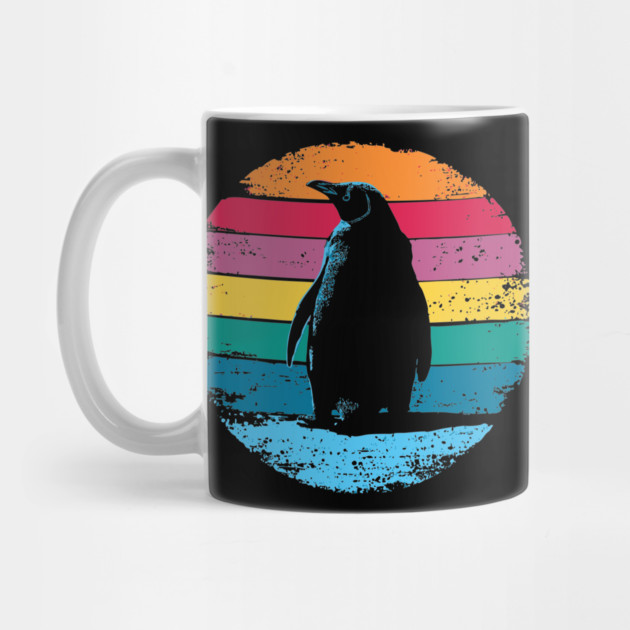 Retro Penguin Portrait – Vintage Arctic Bird Graphic by TuncGK