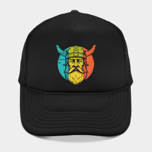Retro Viking Warrior – Norse Mythology-Inspired Design Hat