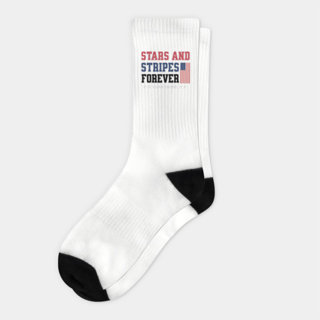 Stars and Stripes Forever Socks by AWbydesign