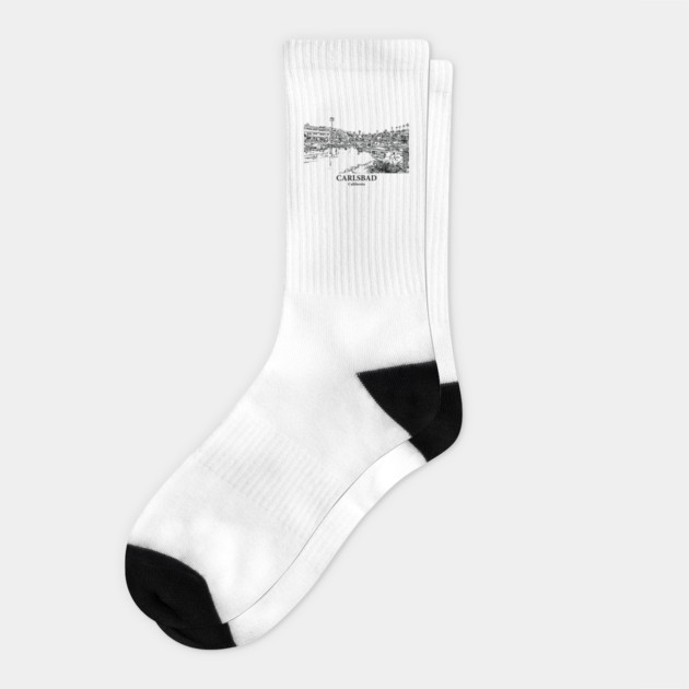 Carlsbad - California Socks by Lakeric