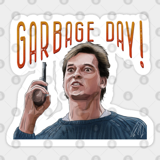 Silent Night Deadly Night Part 2: Garbage Day Sticker by 51Deesigns