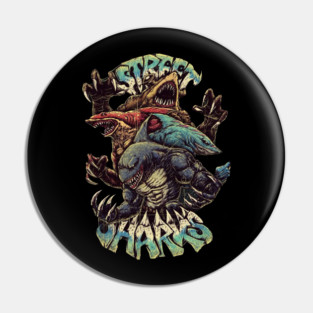 Street Sharks Pin