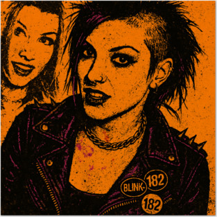 Punk rendition of Blink 182 - my own design Posters and Art