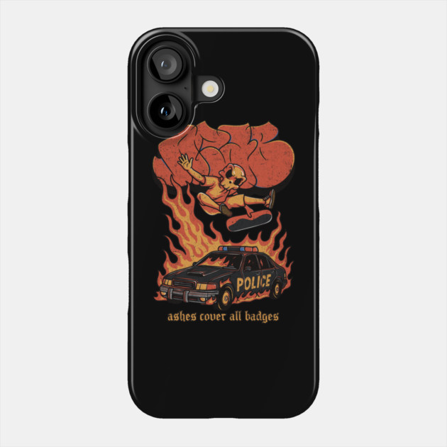 Ashes Cover All Badges Phone Case by Wrongteeshirt