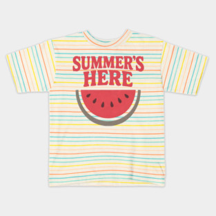Summer's Here Kids T-Shirt