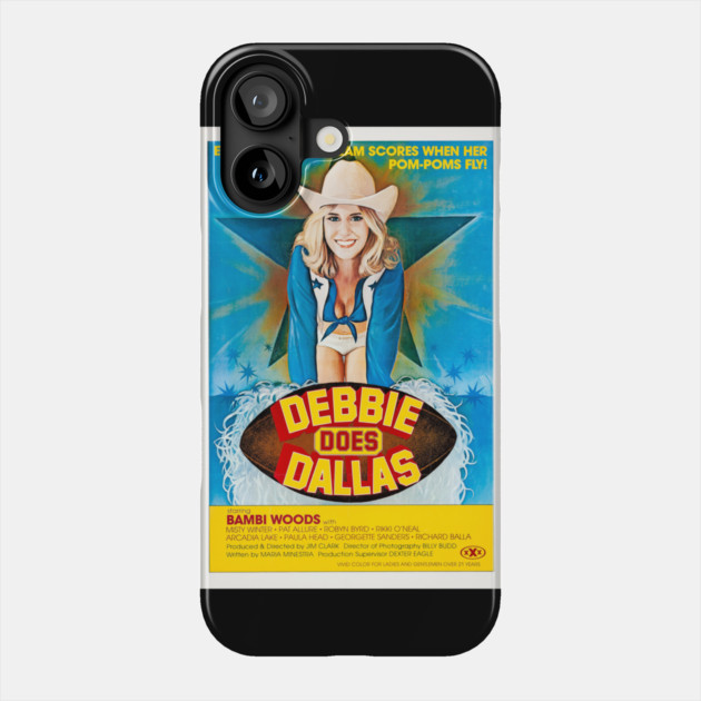 Debbie Does Dallas Classic Adult Movie Poster Phone Case by belownormal