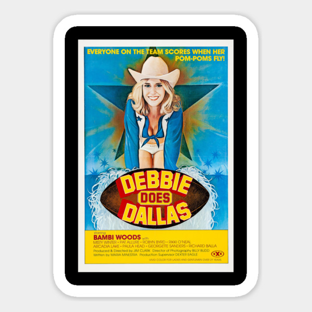 Debbie Does Dallas Classic Adult Movie Poster Magnet by belownormal