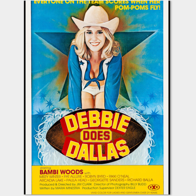Debbie Does Dallas Classic Adult Movie Poster Wall Art by belownormal